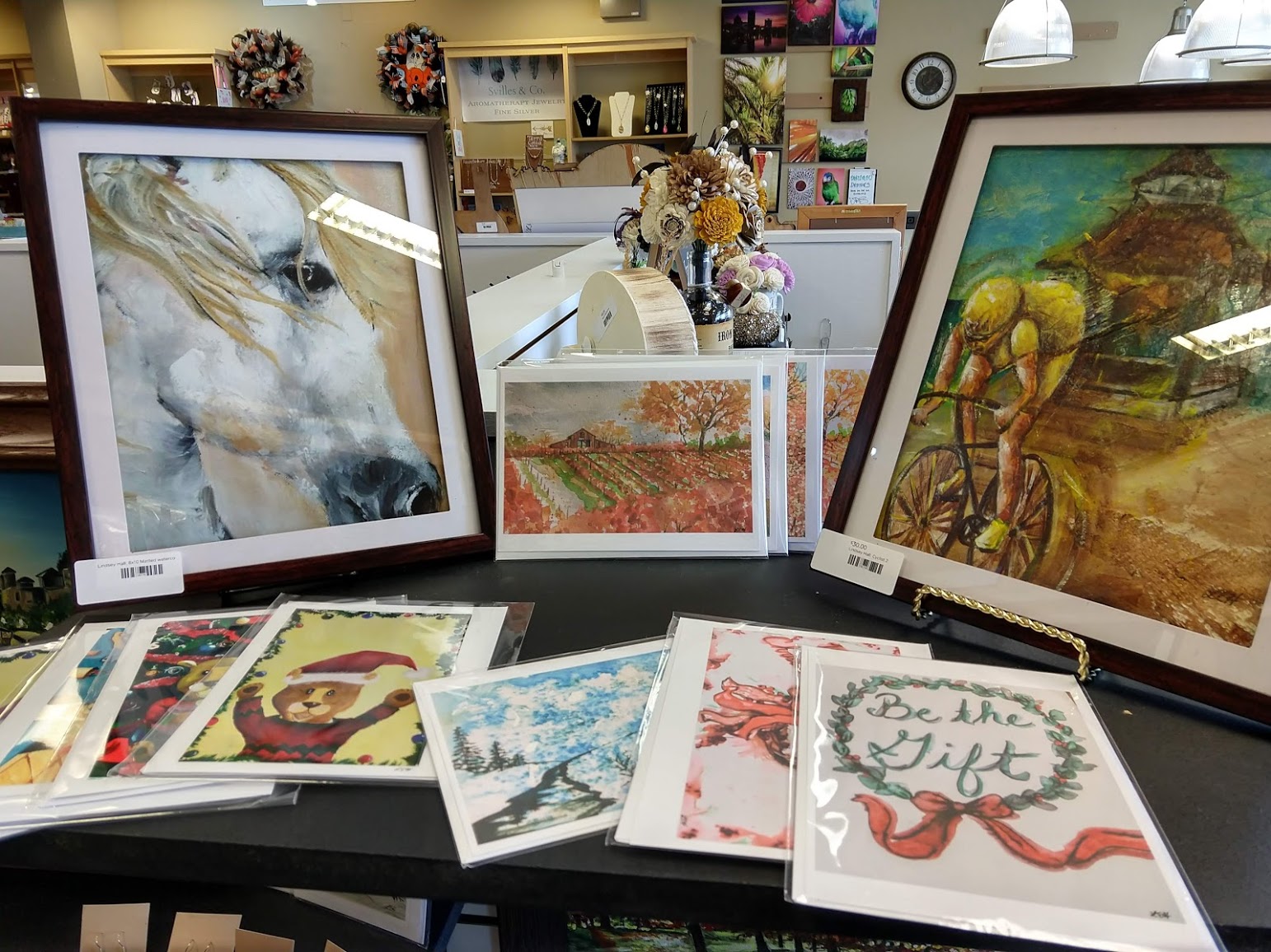 Purple Joy Art at Finger Lakes Artisans!!